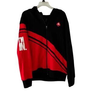 RARE - PokerStars SCOOP 2020 “I’m In” Zip Hoodie Sunday Million Black Red Sz L